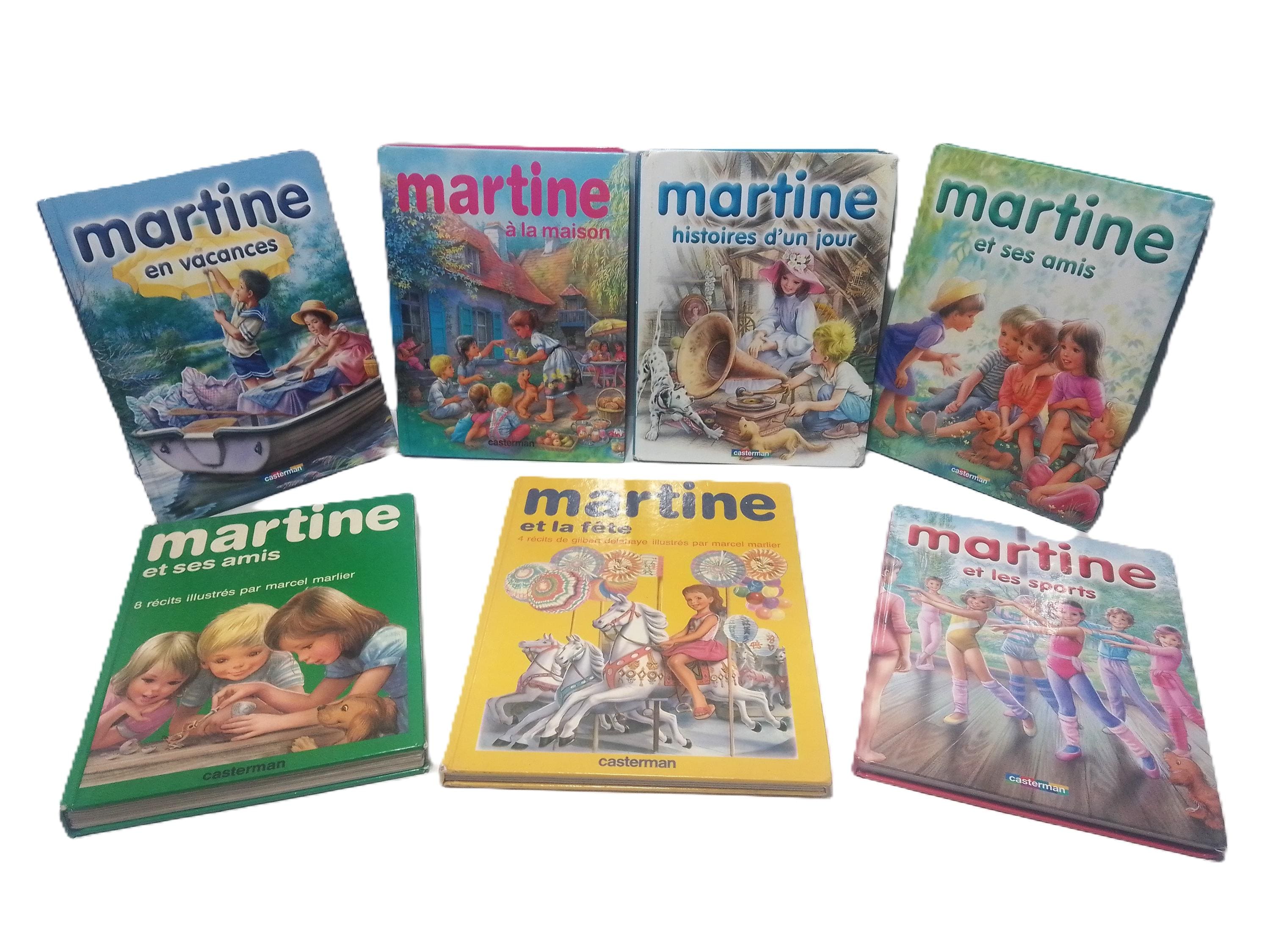 Lot of 7 Big Books of Martine French Book Including 60 Differents