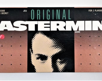 Vintage Super Mastermind 1975 Game By Chieftain RARE Board Game Boxed & Instructions Great condition.