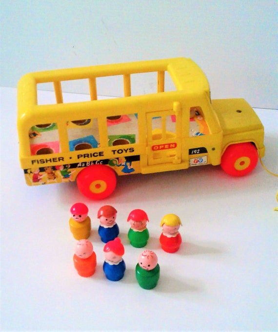 fisher price school bus 1965