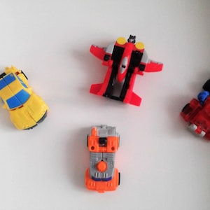 Lot of 4 Vintage Transformers Armada: Mc Donald -  McDonald&#39;s Hot Shot Action Figure