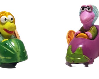 McDonald's Fraggle Rock- Muppets Jim Henson Happy Meal Toys 1988 Set of 2