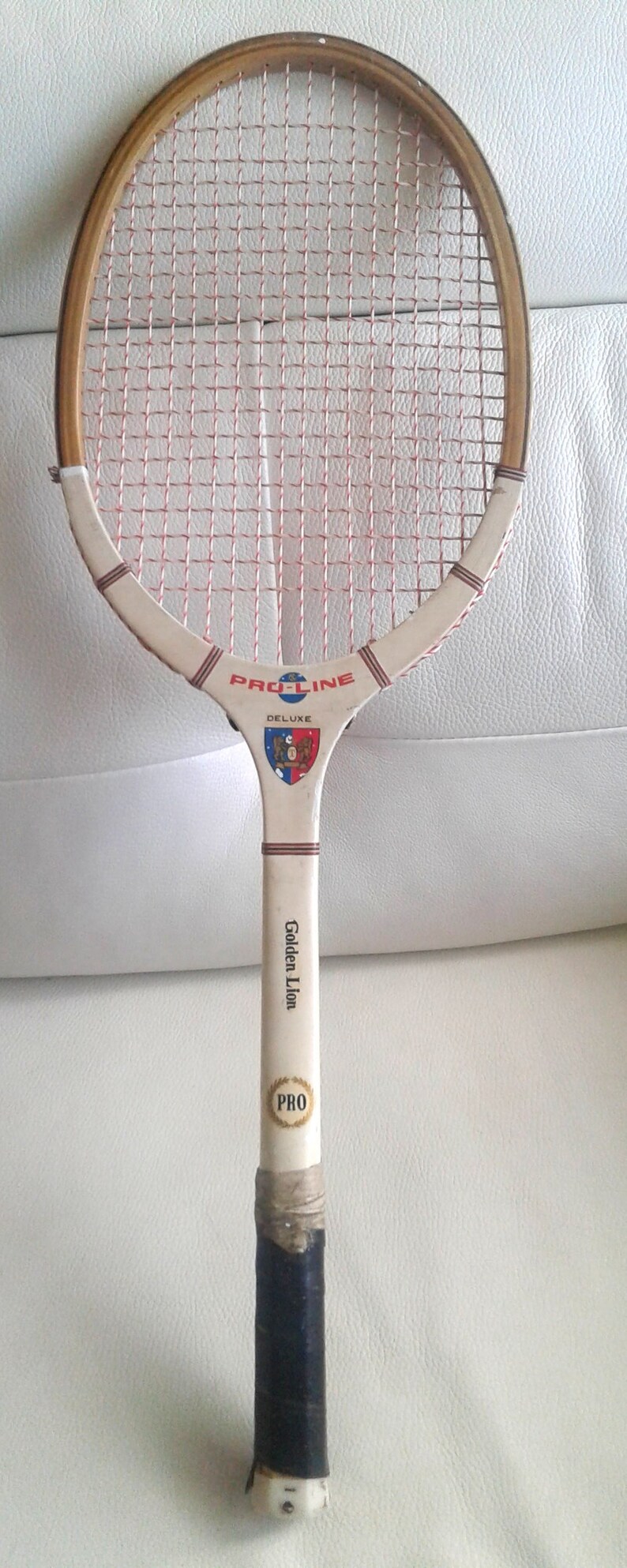 Golden lion Pro-Line tennis racket vintage 1970/'S