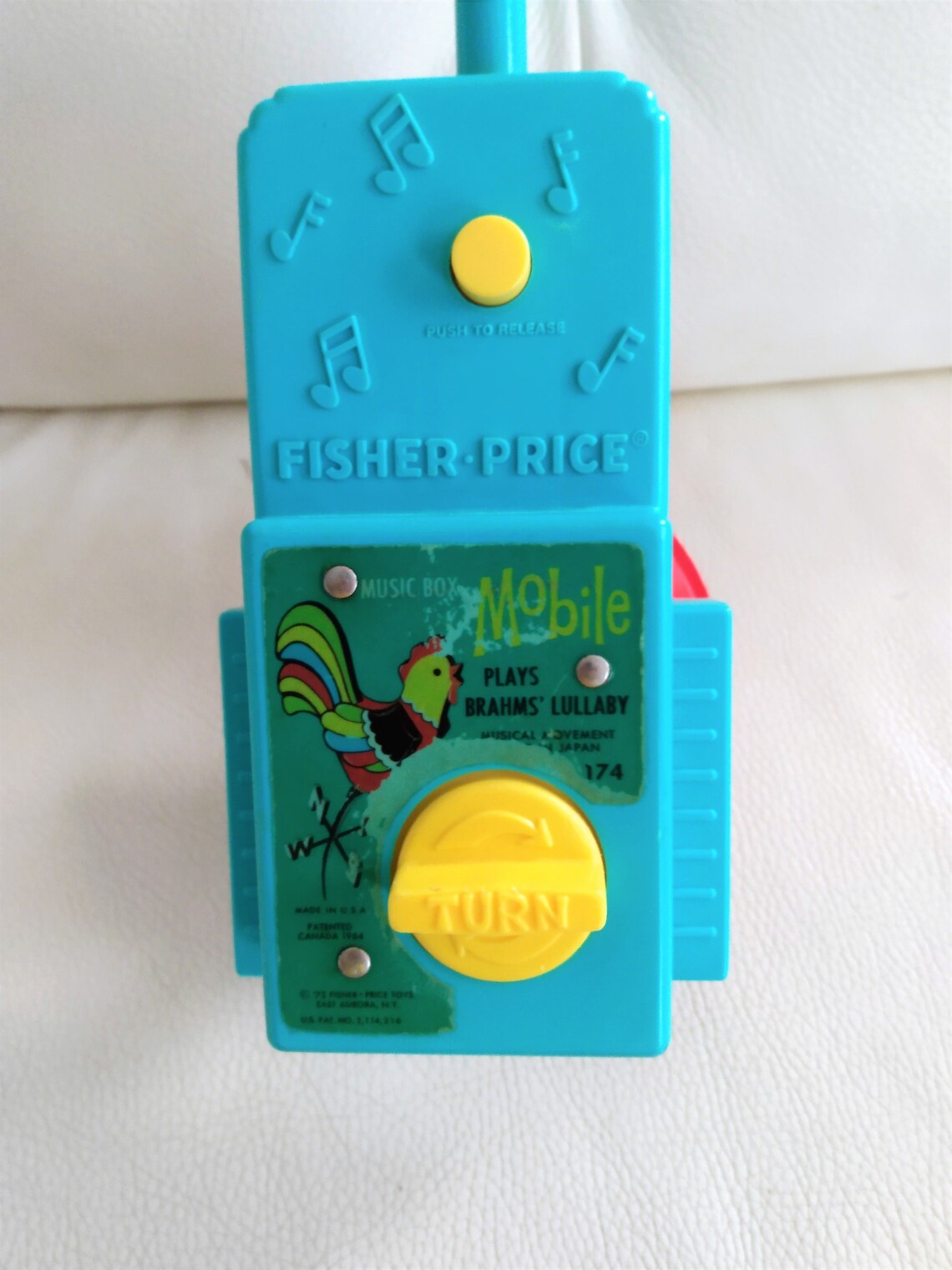 Vintage Fisher Price 174 Music Box Mobile 19731981 Works Etsy