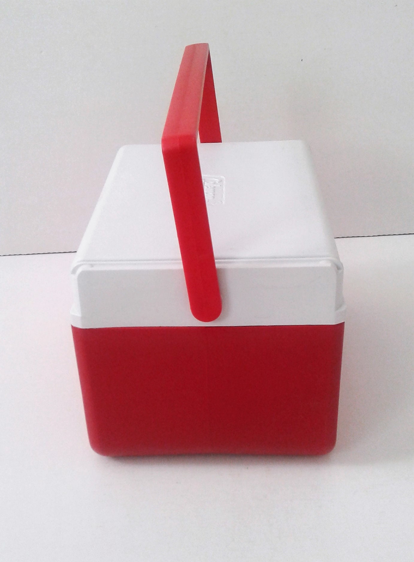 Vintage 1989 Coleman 10 Cooler Ice Chest 5205 Flip Lid Red and - Etsy