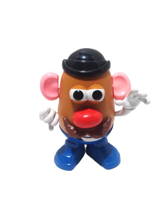 Mr Potato Head Figure 1985 Hasbro With Accessories - Etsy