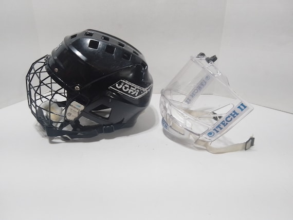 Casque Hockey Sur Glace Vintage Jofa 285 JR - Bleu - Taille M (50-57) - Occasion