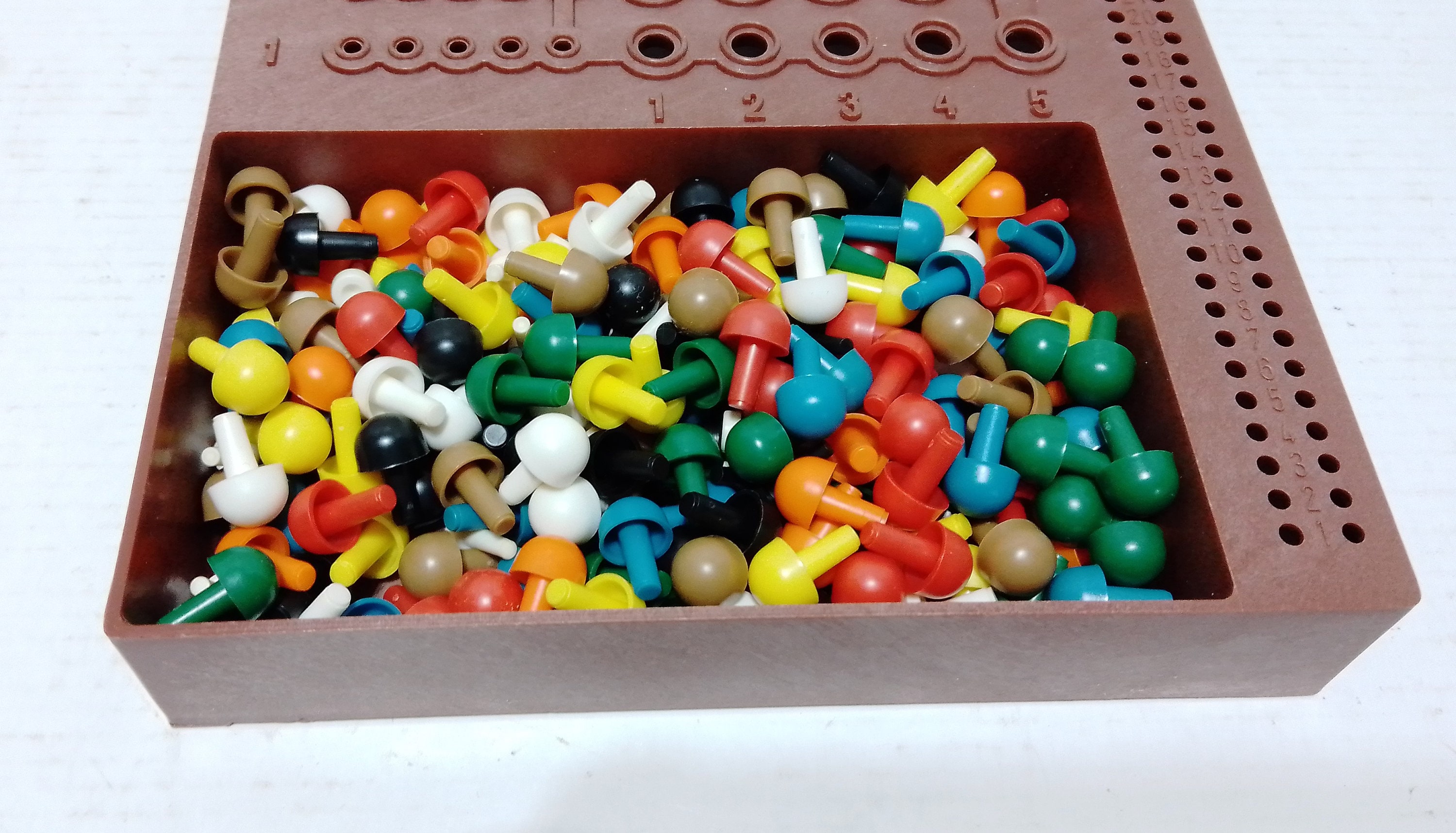 1/2lb Assorted Vintage Game Pieces, Mixed Mystery Grab Bag, Old