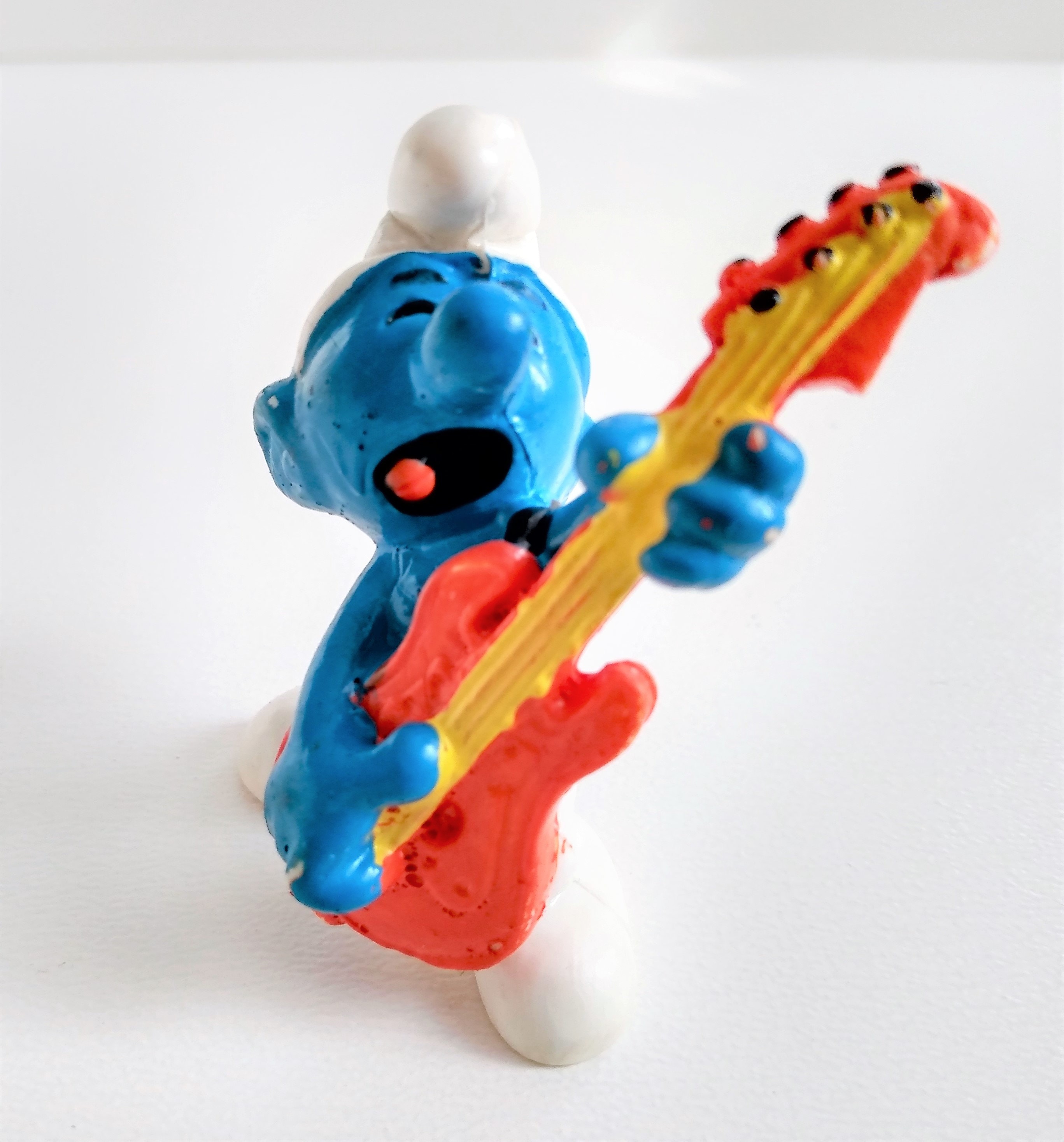 PVC Puffi SMURF SCHLUMPF ancien 78 Schleich Schtroumpf PIRLOUIT 2.0499