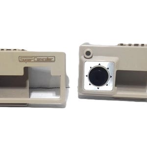 2 x NES Nintendo SUPER CONTROLLER Overlay 1986 Nintendo Bandai Joystick