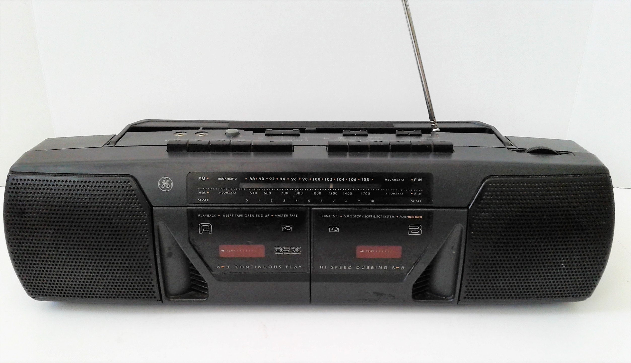 Vintage GE General Electric AM/FM 1987 Cassette Tape Recorder Etsy Canada