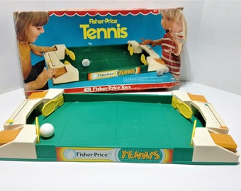 Vintage Fisher Price tennis 1976 with original box!