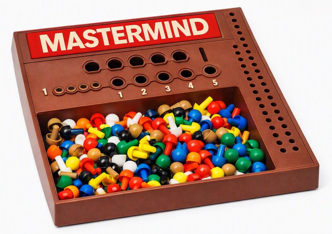 Vintage MASTERMIND Super Master Mind Game Replacement Pieces Parts