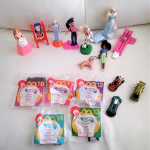 McDonald’s Happy Meal Toys 1998 – Barbie and Hot Wheels collectible toys