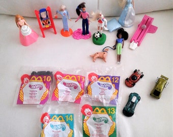 McDonald's Happy Meal Toys 1998 – Barbie und Hot Wheels Sammler spielzeug