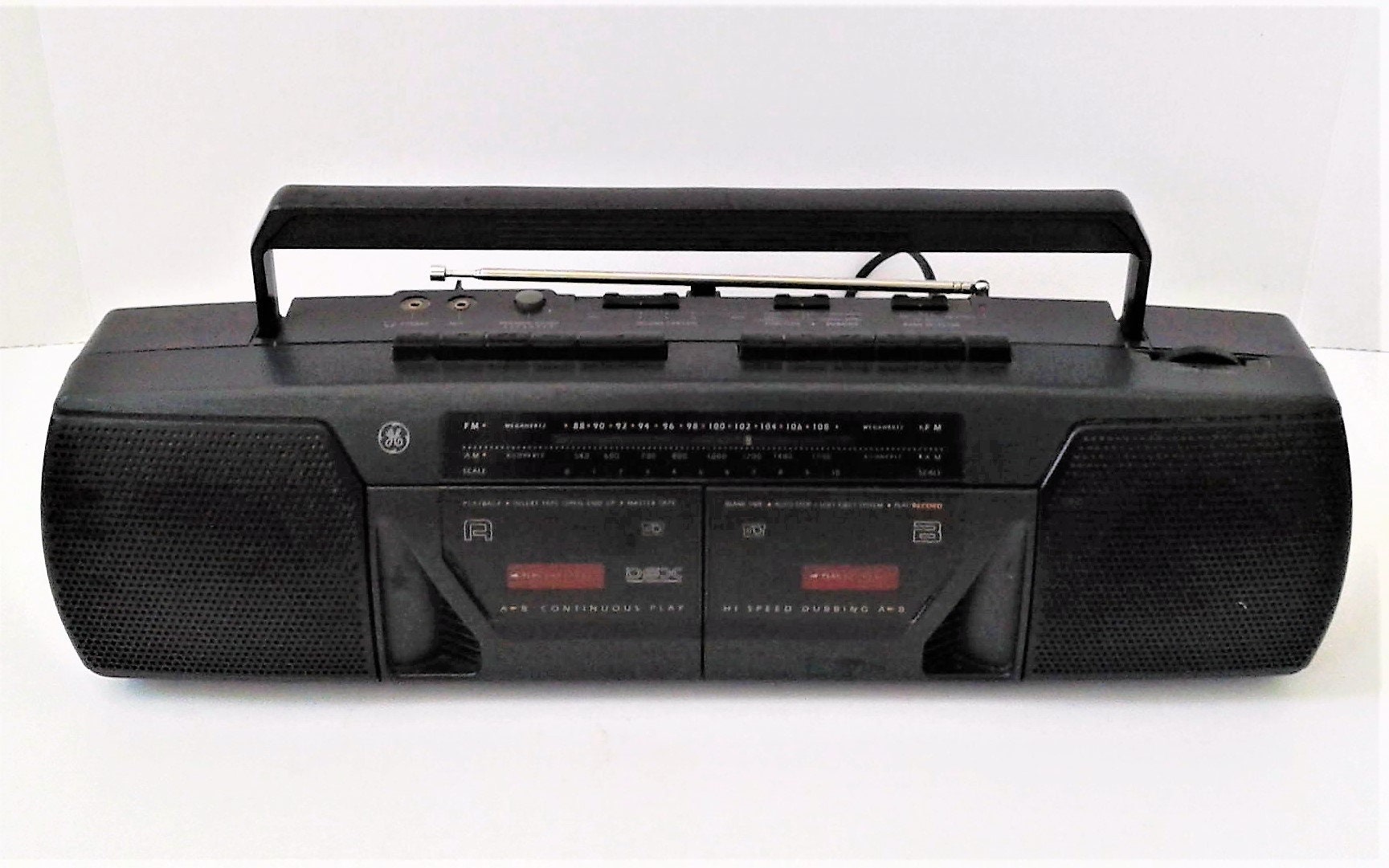 Vintage GE General Electric AM/FM 1987 Cassette Tape Recorder Etsy