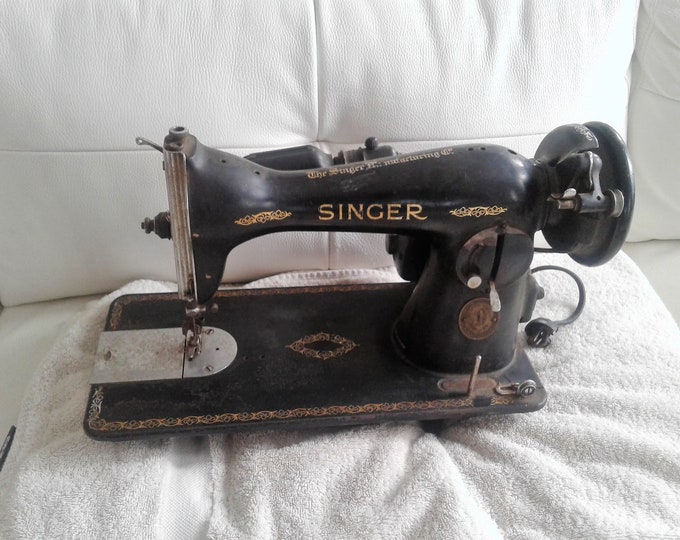 1949 Singer Sewing Machine Model BAJ38 Beautiful Vintage Etsy