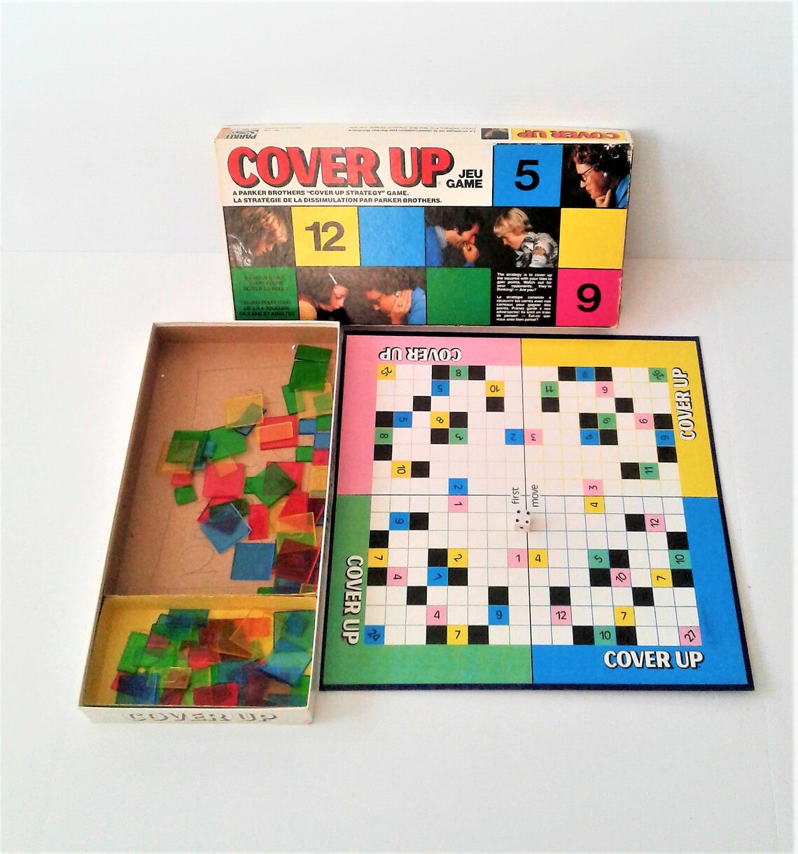 Cover up Vintage Board Game 1960s Rare and Hard to Find Etsy