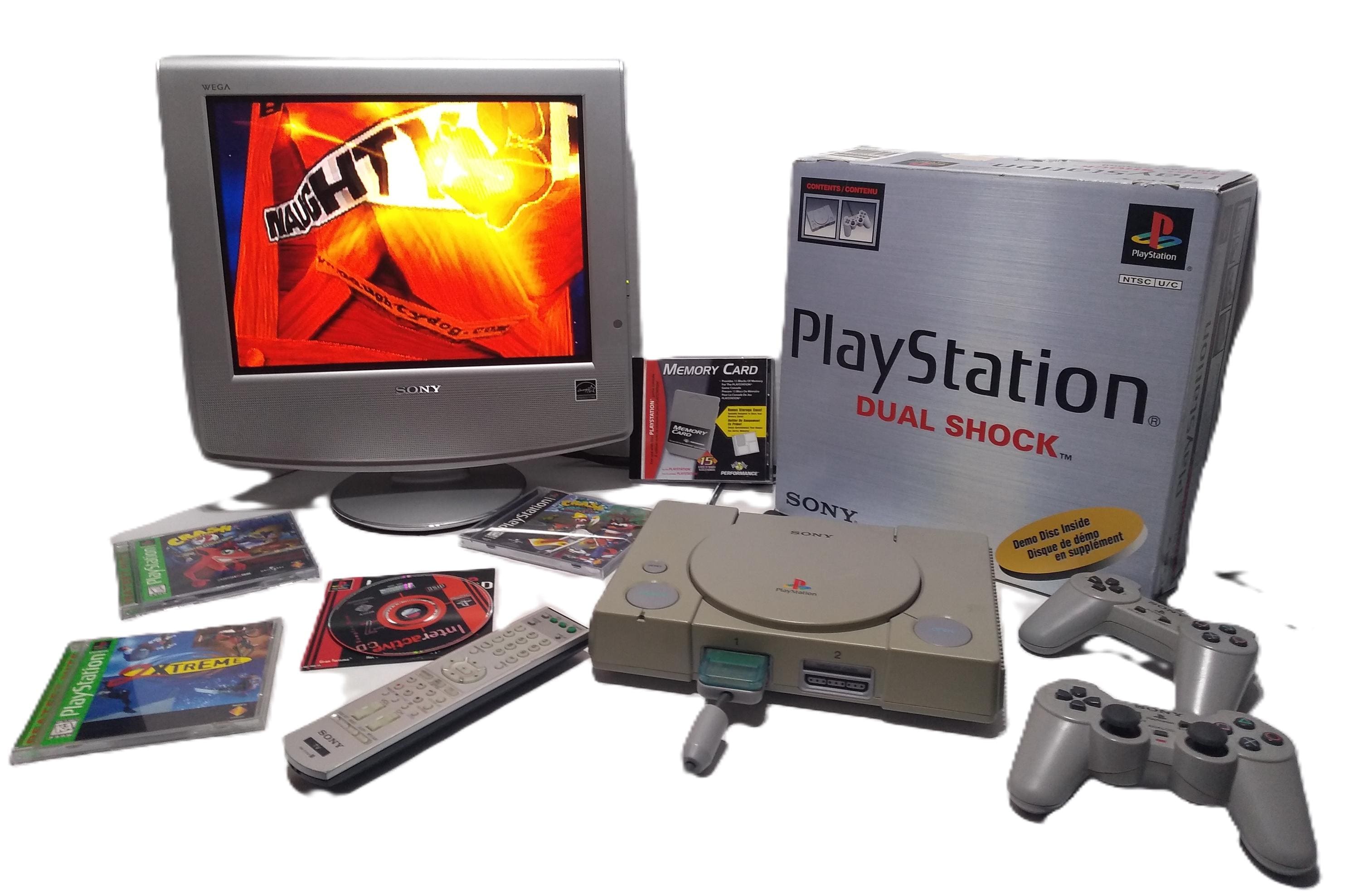 Sony Wega KLV-S15G10 With Playstation Console in Box + 4 Cd Games