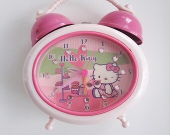 Vintage Hello Kitty Pink Alarm Clock Tested!