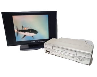Vintage 1990'S Magnavox CMWV405 VCR Player Recorder VHS