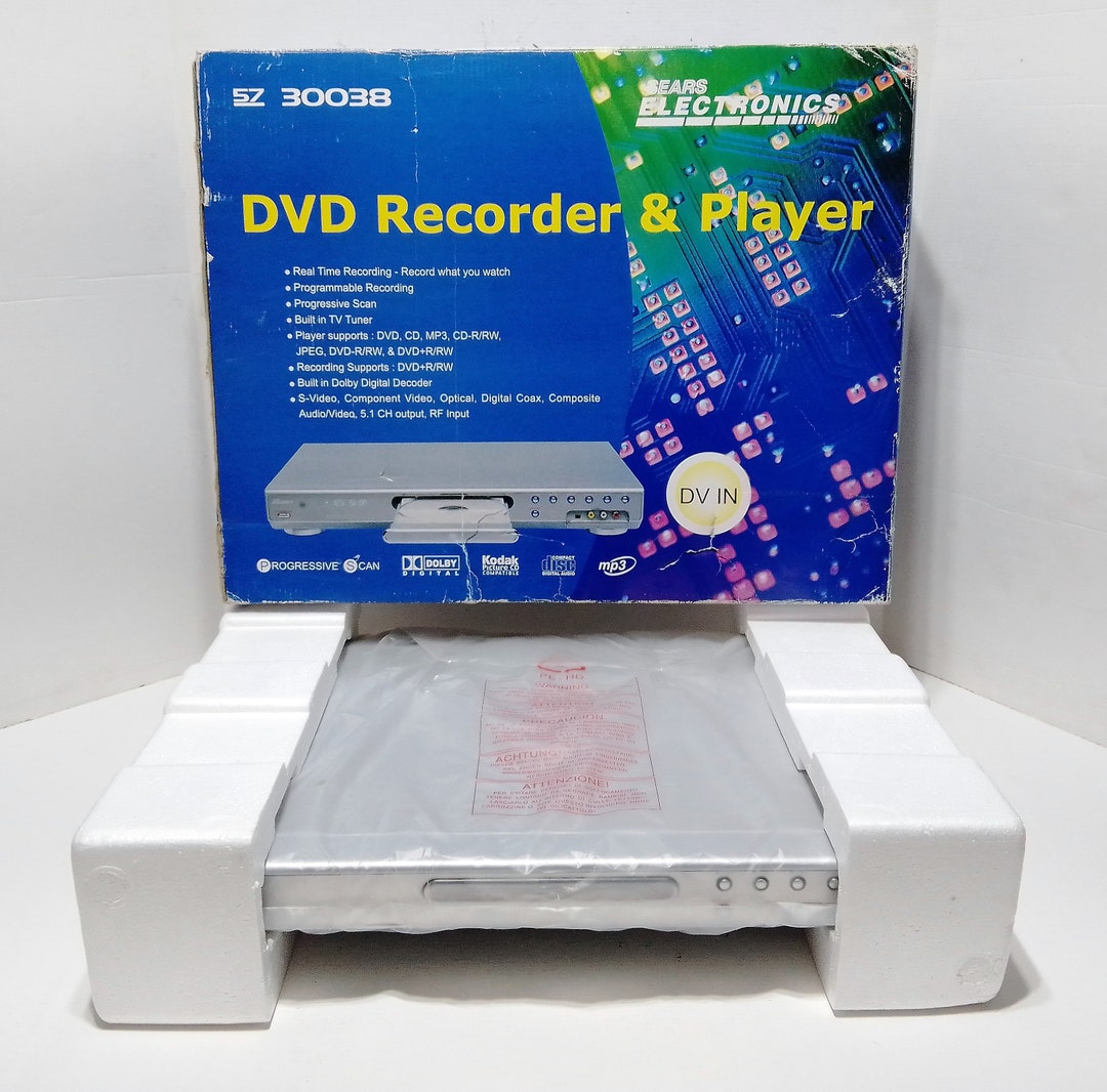 Sears Electronic 57 30038 DVD Recorder and CD MP3 DVD Dv in