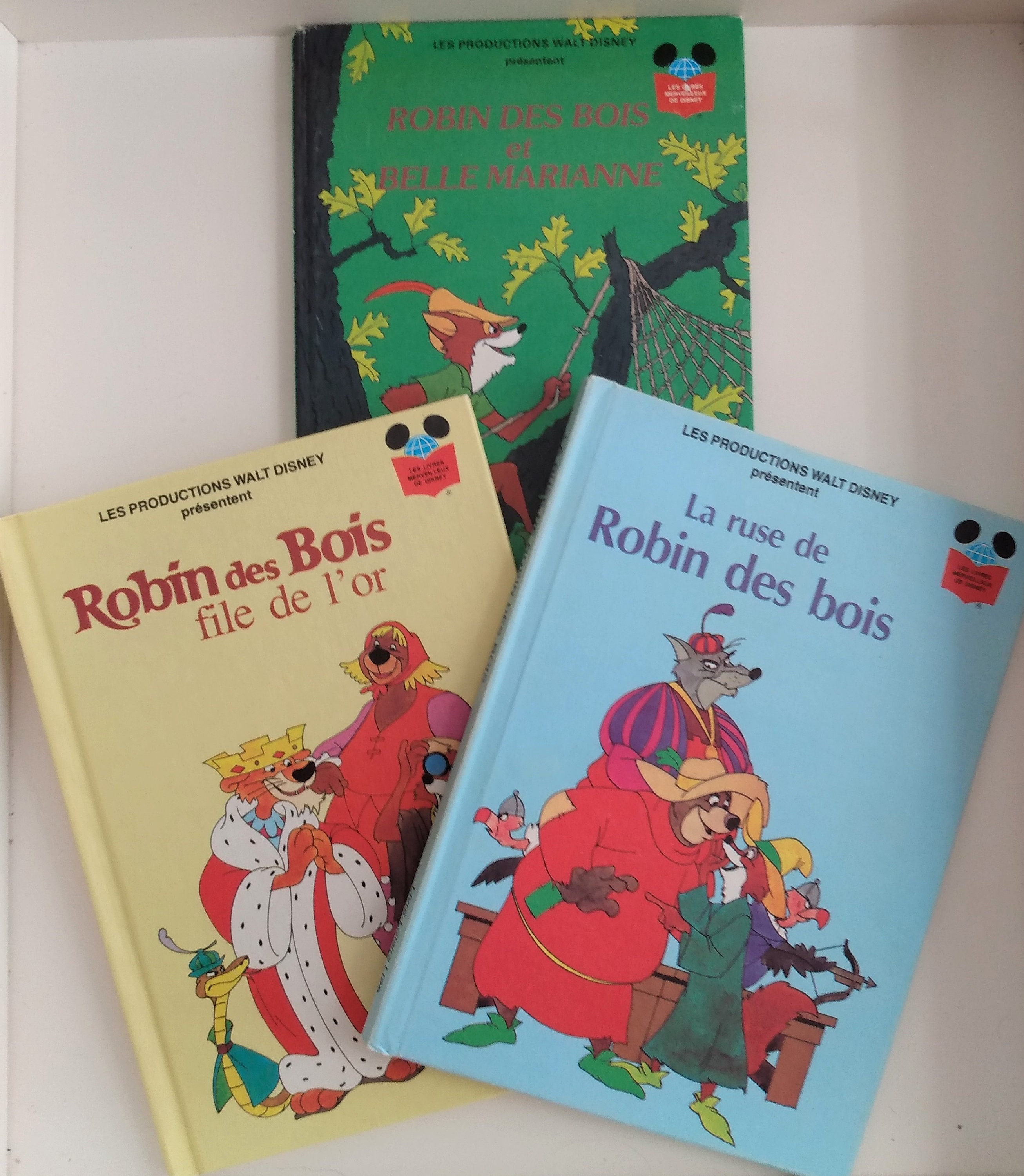 Ami De Robin Des Bois 7 Lettres ROBIN HOOD Robin Des Bois 3 Livres vintage de Disney en - Etsy France