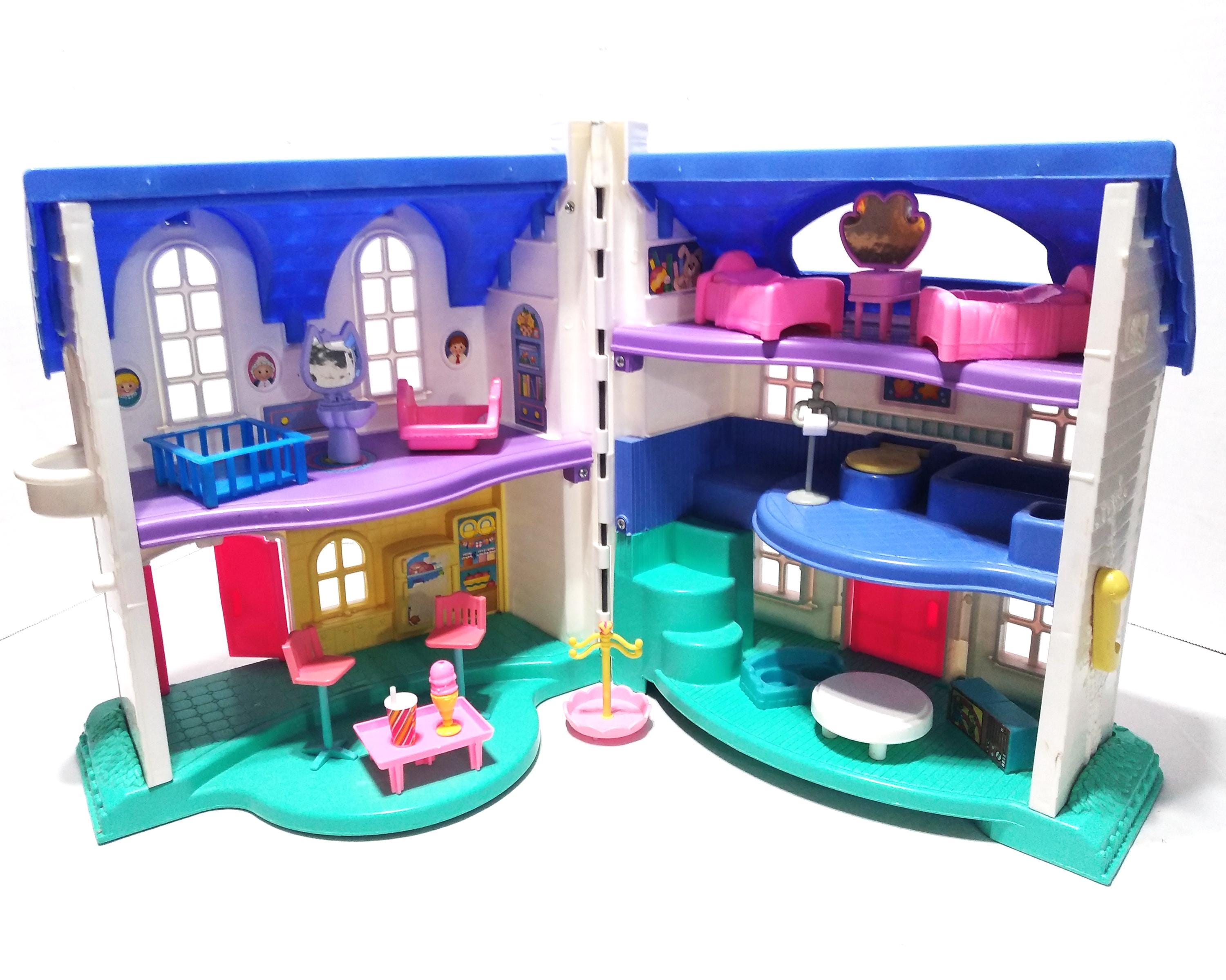 Vintage 90s Fisher Price Model 2511 Little People Home Sweet Home