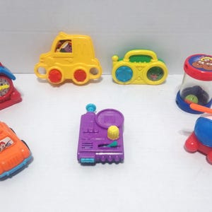 Lot of 7 McDonalds Happy Meal toys vehicule and radio sound  some From Fisher Price