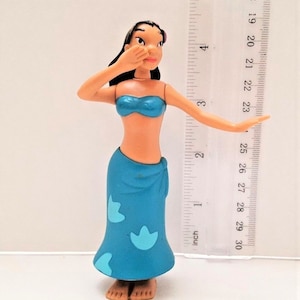Figurine Bobble Nani Pelekai Lilo Sis McDonald&#39;s Happy Meal Dollhouse 2001 Disney