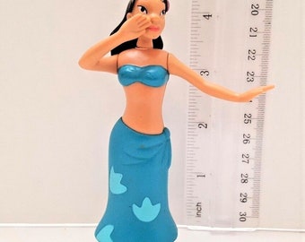 Figura Bobble Nani Pelekai Lilo Sis McDonald's Happy Meal Dollhouse 2001 Disney