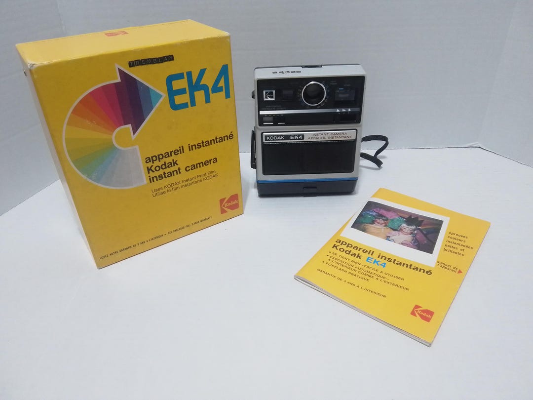 Collectable!! Kodak EK4 Vintage Instant Photo Camera, Great