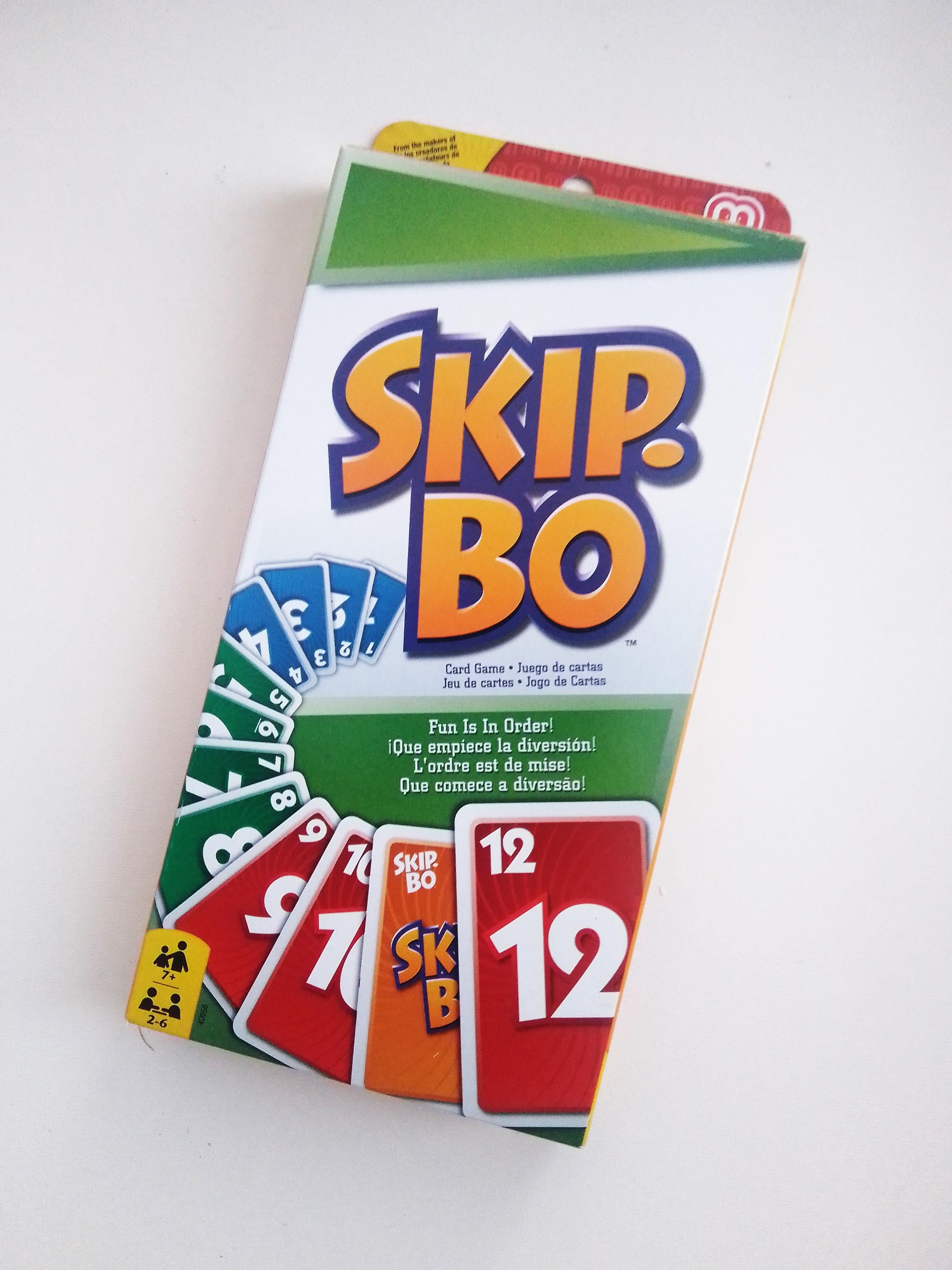 Vintage Mattel Skip Bo Card Game - Brand New Sealed Cards Family Game ...