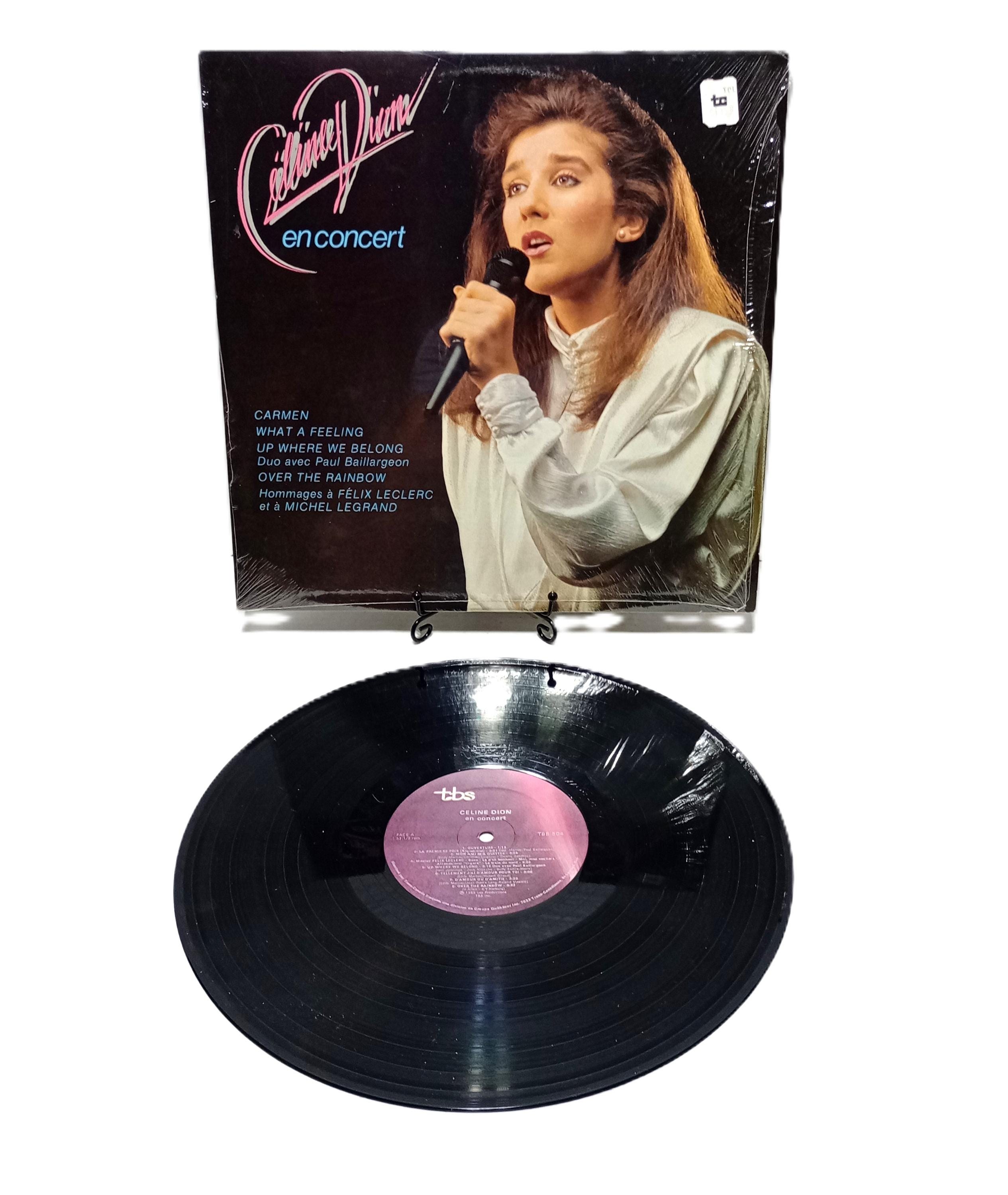 ヴィンテージ 1985 セリーヌ・ディオン コンサート レコード LP 1985