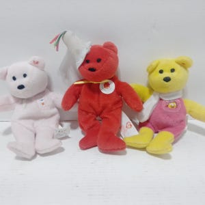 TY Teenie Beanie Baby McDonalds - 25th Anniversary Ronald Happy Meal FriesMcdonalds dolls lot of 3