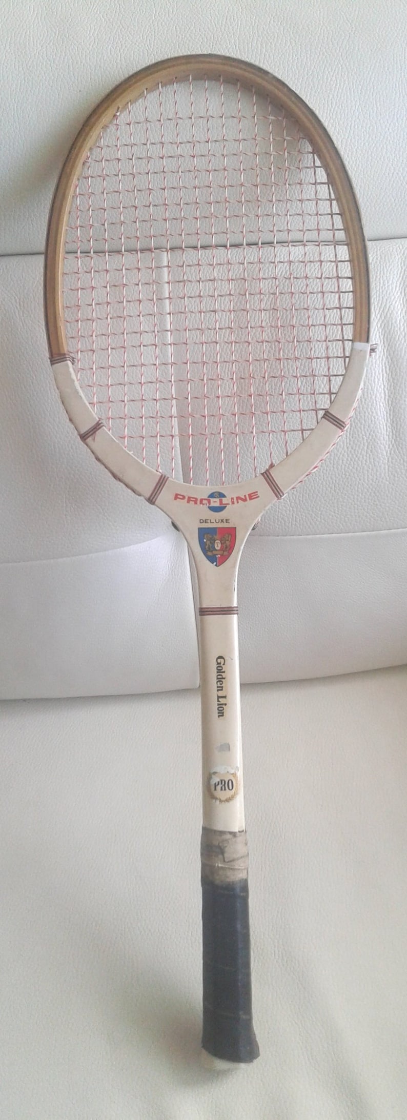 Golden lion Pro-Line tennis racket vintage 1970/'S