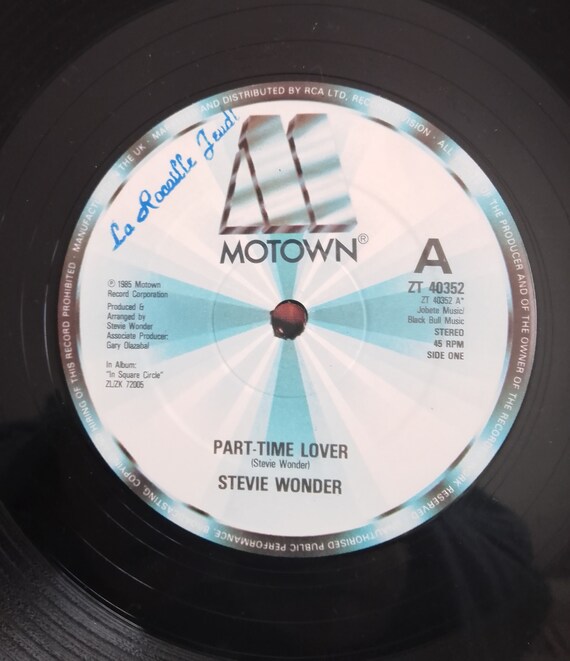 1985 Stevie Wonder - Part-time Lover , Vinyl, 12
