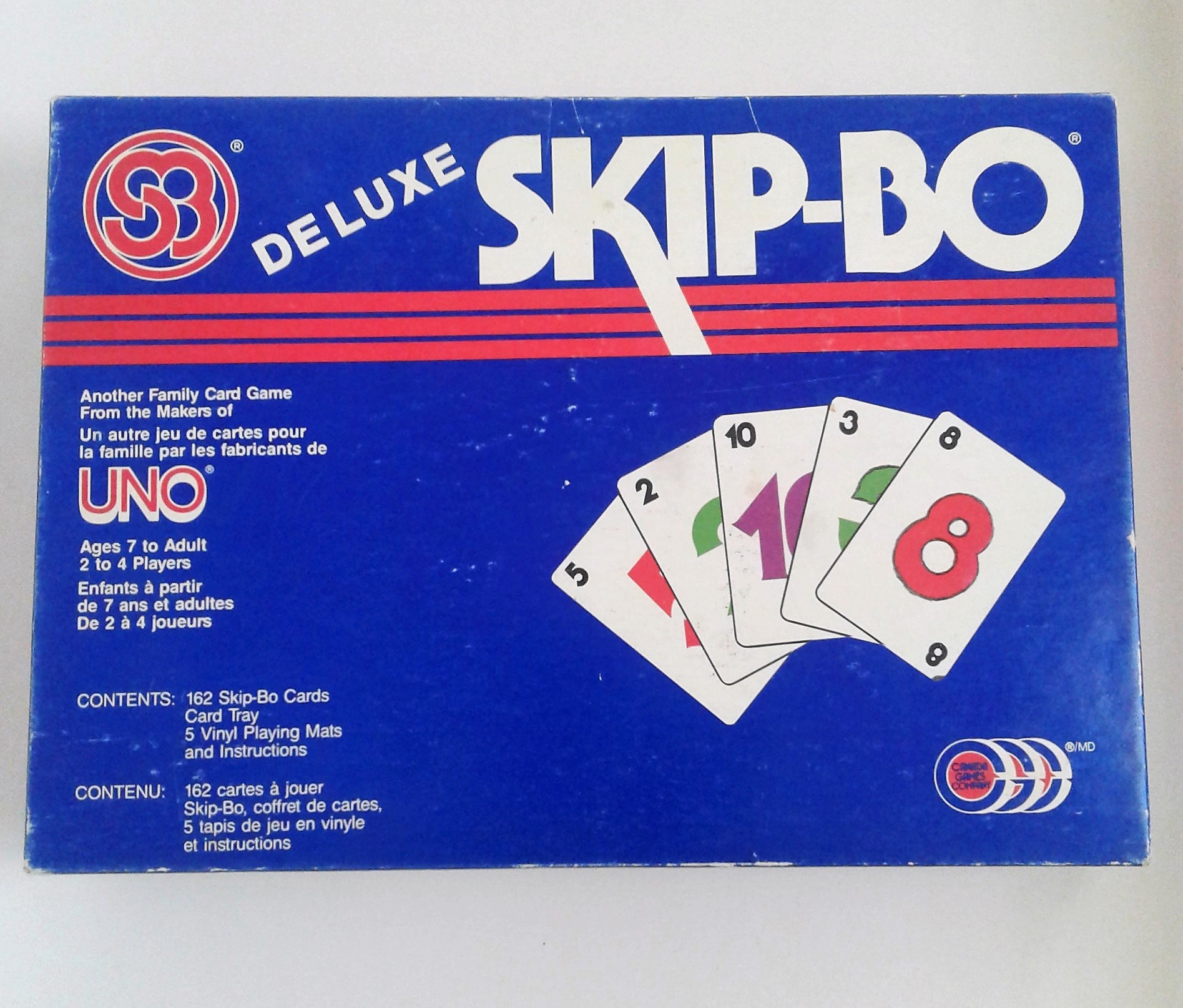 Acheter Skip-Bo SKIP BO jeu de cartes 162 cartes jeux de fête en