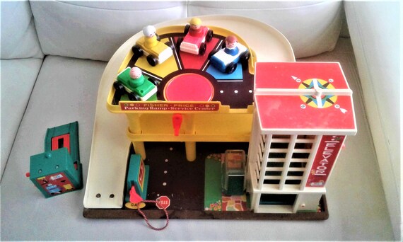 Vintage 1970 Fisher Price Little People No 930 Parking Etsy