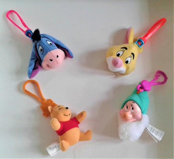 1999 McDonalds Happy Meal Winnie the Pooh Complete Set of 8 New Clip On 