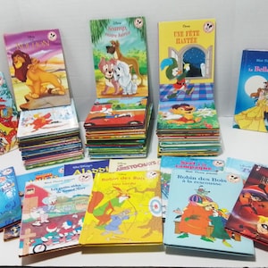 Grande Collection de 50 livres Disney Vintage en français Mickey club Disney French book classic. Choisis celui que tu aimes!