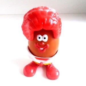 Vintage Mr Potato Happy meal Ronald McDonald toy , 3 Assorted Pieces