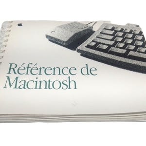 Apple Macintosh Reference Manual (1991) in french Manuel de référence en français