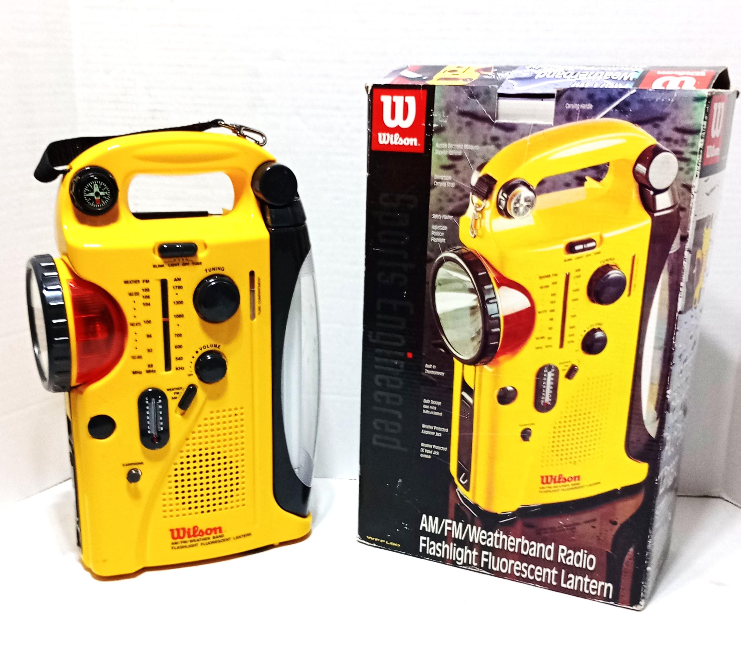 Lampe de poche Wilson Weather Band AM/FM Lanterne radio d'urgence WFFL80 Nouveau dans la boîte ! - France