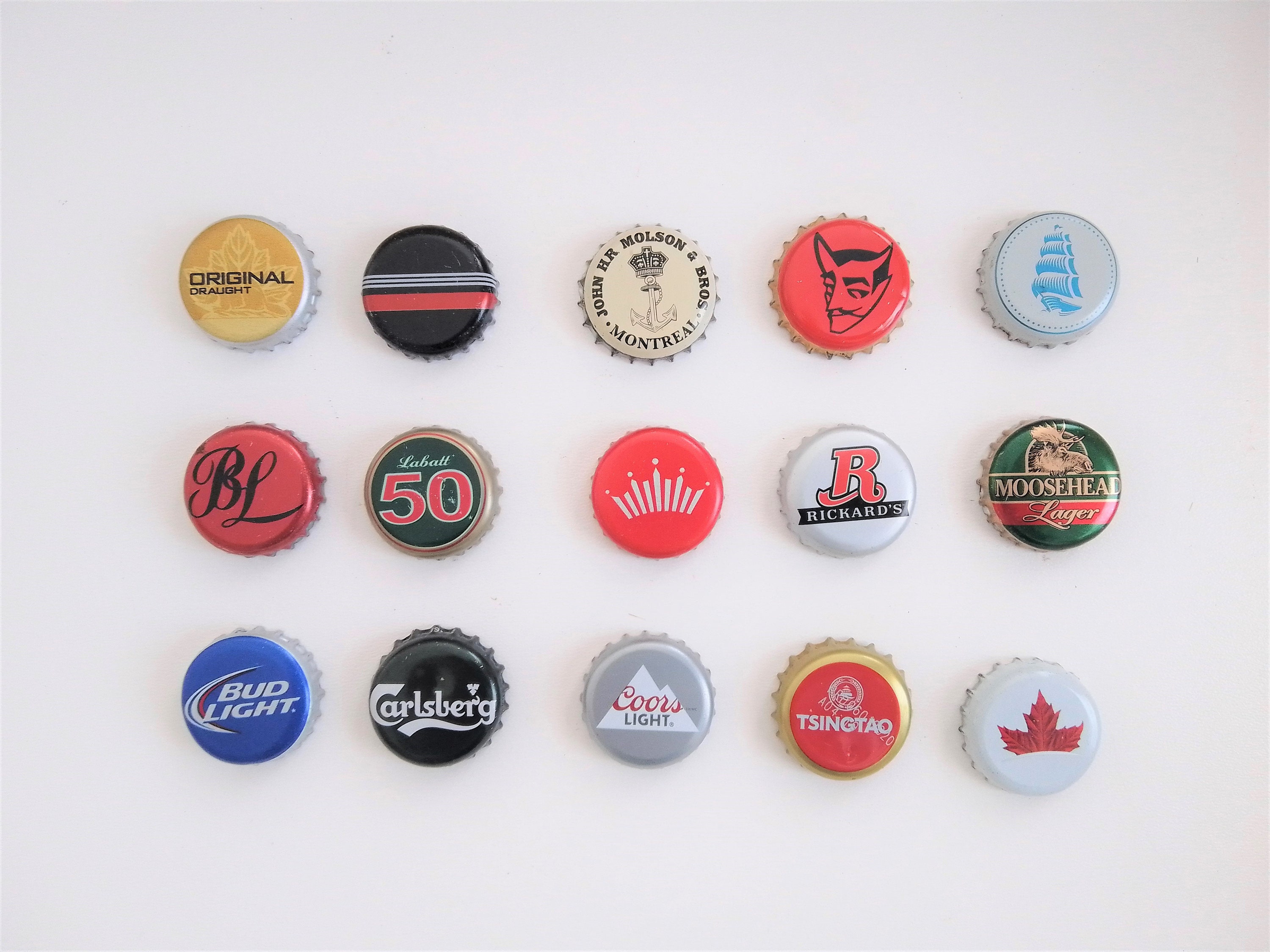 Ulejlighed Christchurch Korrespondent Mix Lot 15 Canadian Beer Caps From 80's 90's - Etsy