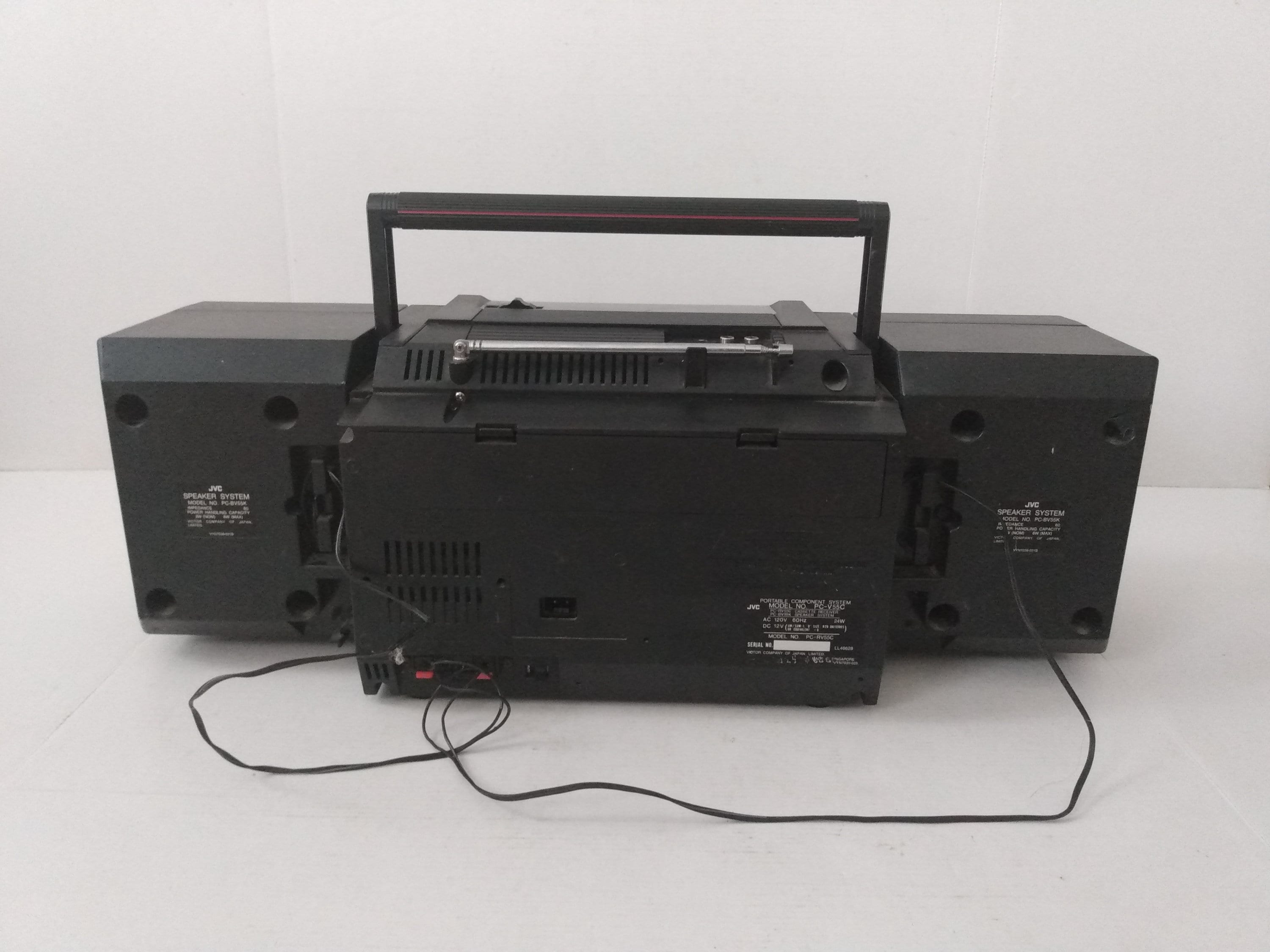 Vintage JVC Boombox AM/FM Hyper Bass Equalizer Pcv55 Auto Etsy Canada