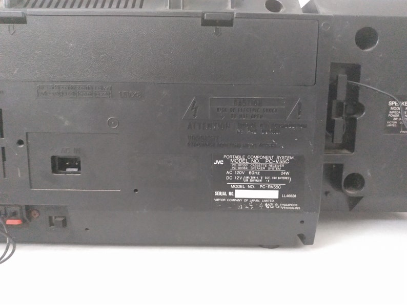 Vintage JVC Boombox AM/FM Hyper Bass Equalizer Pcv55 Auto Etsy Canada