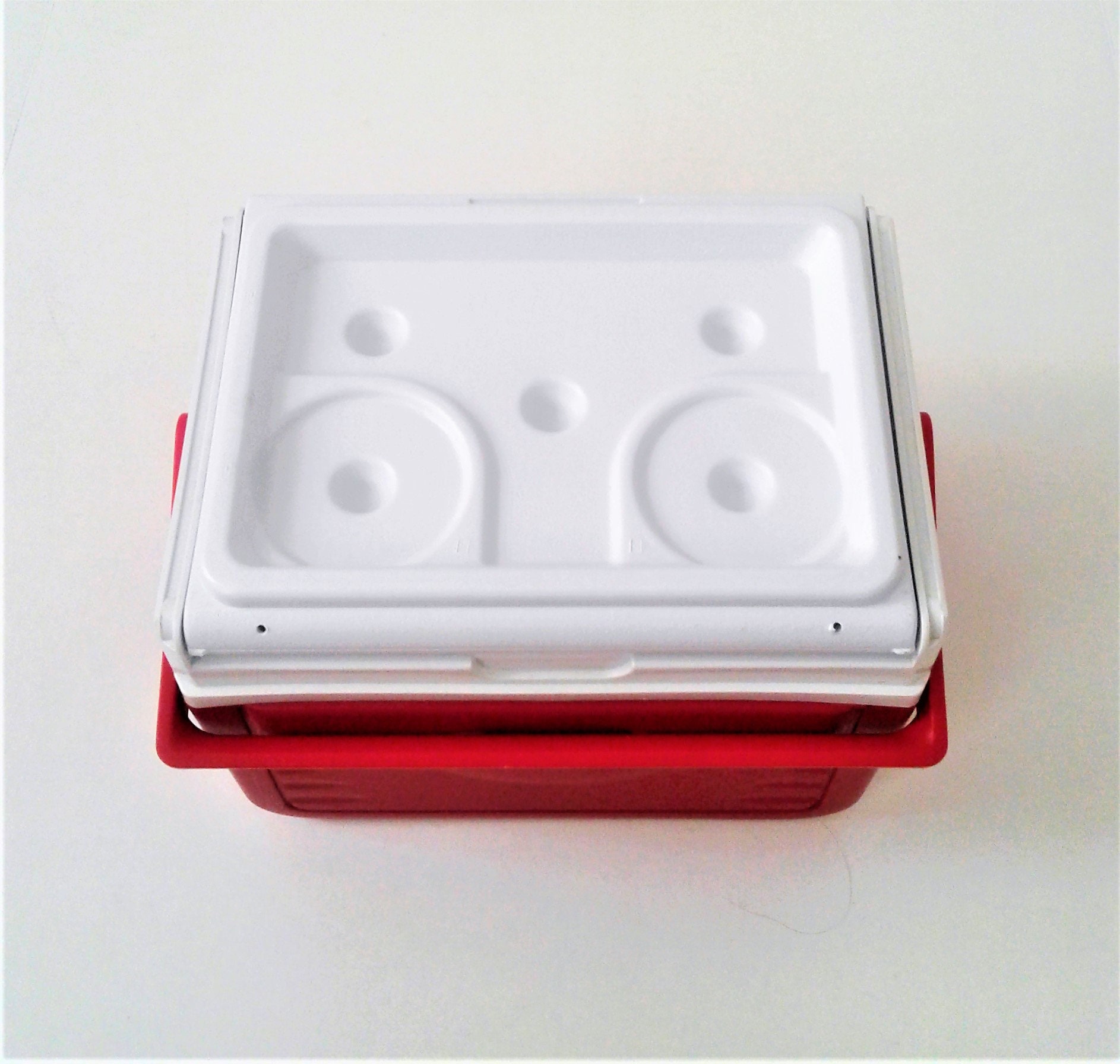 Vintage 1989 Coleman 10 Cooler Ice Chest 5205 Flip Lid Red and - Etsy