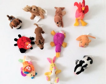マクドナルド 1999 ハッピーミール おもちゃ 動物 ぬいぐるみ 11 個