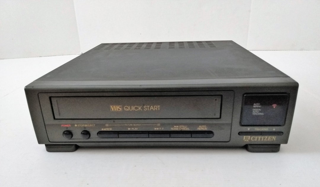 Vintage Citizen VCR Video Cassette Recorder Player VHS Retro Etsy