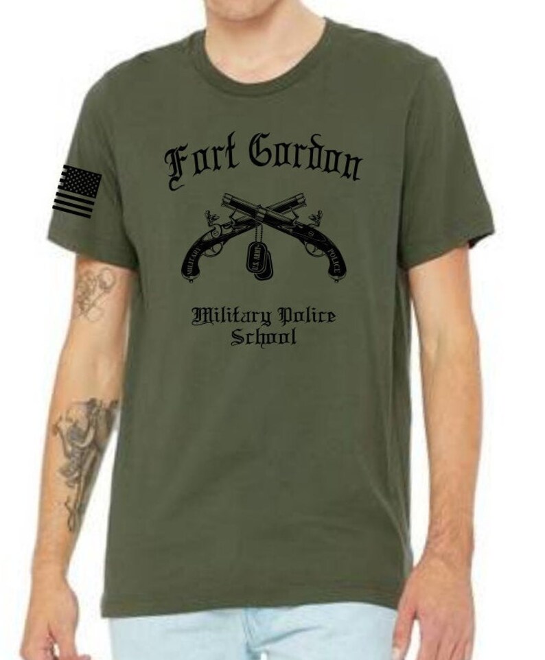 Fort Gordon Military Police School Long Sleeve T shirts Etsy